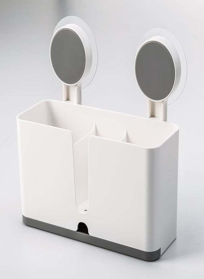 XBEY Shop Stand/Self Adhesive Shelf/Rack for Bathrooms/Adhesive Toilet Rack/Wall Organiser for Bedroom/Self Adhesive Wall Shelves/Towel Holder/Corner Shelf for Bathroom (1, Double Toothbrush Holder) - Image 2
